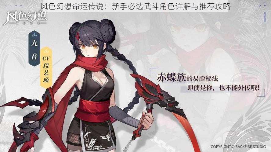 风色幻想命运传说:新手必选武斗角色详解与推荐攻略