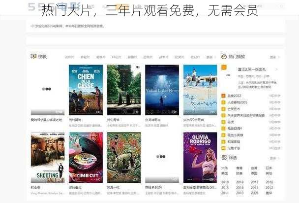 热门大片,三年片观看免费,无需会员